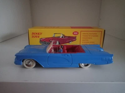 Brand New Atlas Editions Dinky Toys 555 Ford Thunderbird Convertible Blue - Image 1 of 4