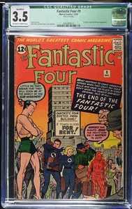 FANTASTIC FOUR #9 CGC QUALIFIZIERT 3.5 OWW 3RD SILVER AGE NAMOR APP #4562806010 - Bild 1 von 3