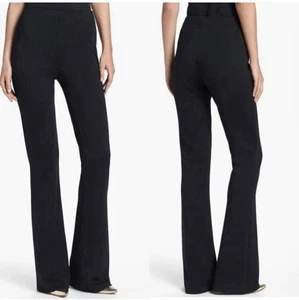 NWT St John Caviar Kasia Milano Knit Pant Size 14 Bootcut Flare High Rise $495 - Picture 1 of 13