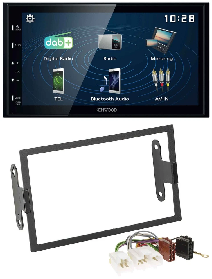 Kenwood 2DIN Bluetooth MP3 USB DAB Autoradio für Nissan Pathfinder Quest Sentra - Bild 1 von 4