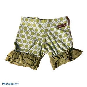 Matilda Jane Puzzle Shorties 4 Green Ruffles wonderful parade - Picture 1 of 5