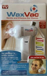 WaxVac Gentle And Effective Ear Cleaner As Seen On TV New Sealed - Picture 1 of 8