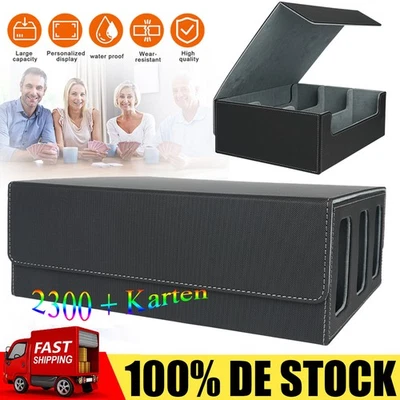 MARKENLOS DECK BOX Kartenaufbewahrungsbox Aufbewahrungsbox für Magic Pokemon Sammelkarten