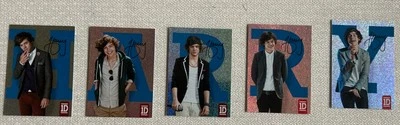 Juego de 1-5 tarjetas Harry Styles 2013 Panini One Direction SPELLBOUND STARDUST Foto 1 de 2