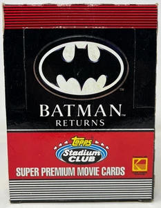 Topps 1992 Stadium Club - Batman Returns - Tarjetas de película súper premium 36 paquetes - Imagen 1 de 9