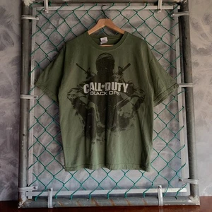 Gildan T Shirt Men's Size L Green Call Of Duty Black Ops - Picture 1 of 9