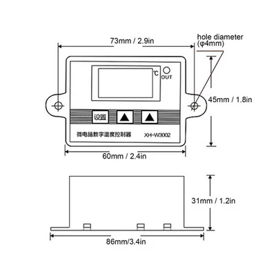 24V XH‑3002 Microcomputer Digital Temperature Controller Hatching Temperatur HOT - Image 1 of 4