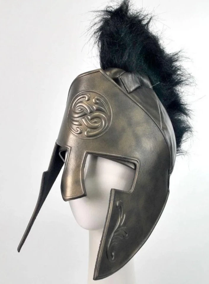 Roman Gladiator Spartan Soldier Helmet Costume Accessory, Men's - Halloween - Image 1 of 1