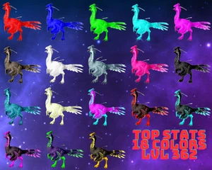 Ark Survival Ascended PVE Gigantoraptor ESTADÍSTICAS SUPERIORES - Imagen 1 de 4