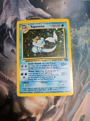Vaporeon - 12/64 Jungle Set - 1999 WOTC Unlimited Holo Rare - Pokémon TCG - Image 1 of 4