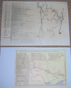 ALEMÁN - UNIDAD FLAK, mapas de registro de campañas rusas y polacas y detalles. (Copias) - Imagen 1 de 3