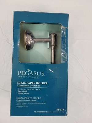 Pegasus Ideal Toilet Paper Holder Oil Rubbed Bronze #150-373 NEW Peg Style  - Image 1 of 4