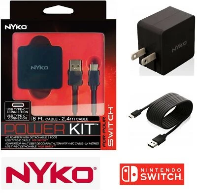 AC Adapter Power Supply Wall Travel Charger For Nintendo Switch 110V-240V (Nyko) - Image 1 of 3