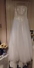 Oleg Casino David's Bridal Size 8 Wedding Dress