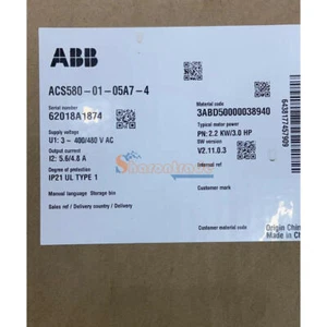 1PCS Neu ABB ACS580-01-05A7-4 Wechselrichter 380V/2.2KW - Picture 1 of 4