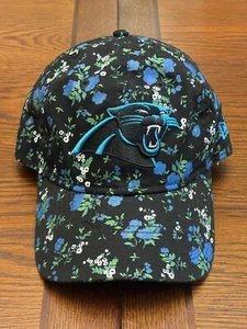 Carolina Panthers Damenmütze Blumenmuster New Era verstellbar Cap - Bild 1 von 9