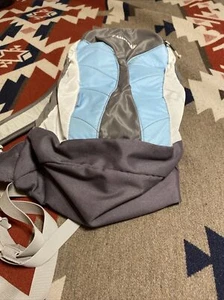 Camelback Backpack Gray & Powder Blue w/o Bladder - Picture 1 of 7