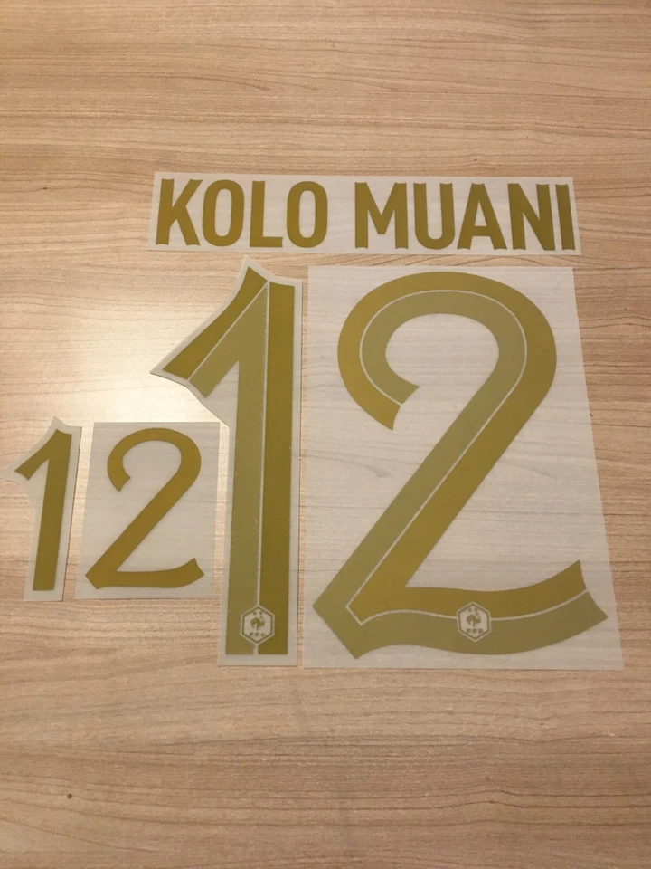 Flocage officiel KOLO MUANI N°12 2022-23 EQUIPE FRANCE domicile home vendeur pro