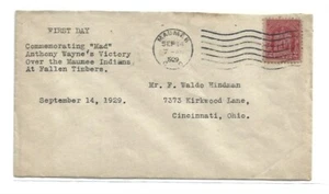 DS 680 Fallen Timbers tipo cachet, TAD, Maumee, OH, FDC - Foto 1 di 1