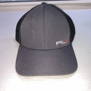 RLX Ralph Lauren Fitted Hat Sz L/XL Gray Golf Mesh - Picture 1 of 6