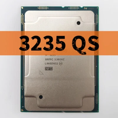 Intel Xeon W-3235 QS QQVT QRV6 12C 3.3GHz 19.25MB 180W LGA3647 for iMac Pro - Image 1 of 2