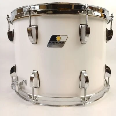 Ludwig 10x14"White Cortex Marching/Parade Snare Drum Rocker Black/White 4Ply P85 - Image 1 of 4