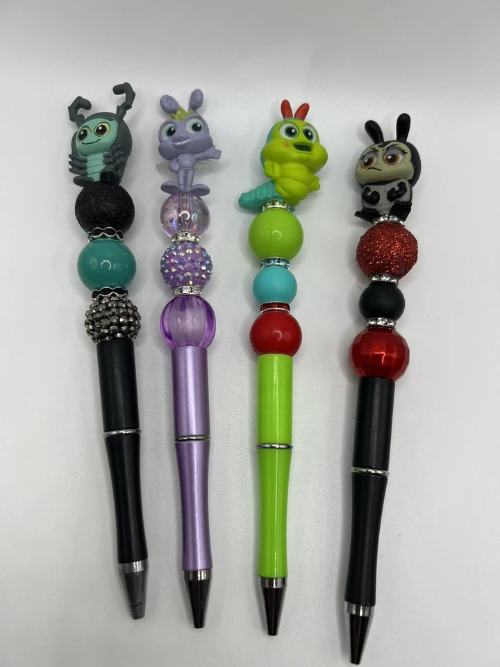 Cuatro bolígrafos Disney Doorables A Bugs Life raros ultra raros Foto 1 de 4