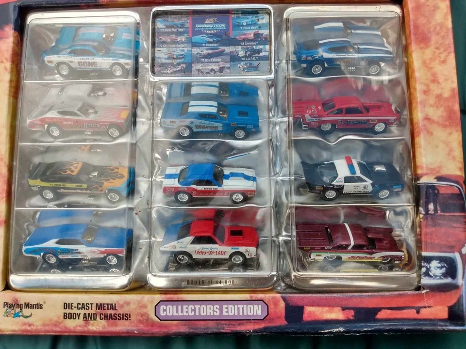 1996 Johnny Lightning Dragsters USA Collectors Edition 11 Cars - LAPD Police MIB