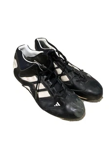 Adidas Men’s Baseball Cleats - Black - Size 13 - Metal Spikes - Picture 1 of 7