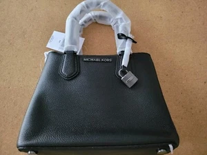 Michael Kors Adele Damenhandtasche schwarz Medium Messenger Leder - Bild 1 von 4