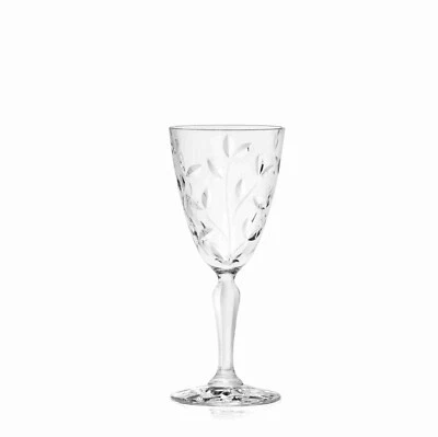 RCR Set 6 Calici Laurus 3 23Cl, Eco-Crystal, Moderno, Foglie - Immagine 1 di 2