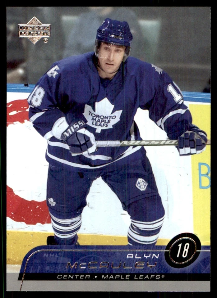 2002-03 Upper Deck Alyn McCauley Toronto Maple Leafs #410 - Image 1 of 2