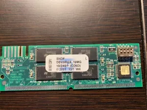 IGT S2000 SIMM CARD DOUBLE RED, WHITE & BLUE DSV00024 SNDF SOUND SIMM *OEM* - Picture 1 of 1