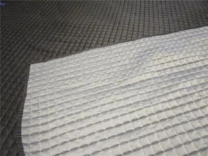 Factory Quilted Bed Spread reversible (black or gray) 82" x 92"* - Picture 1 of 4