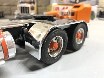 NUEVO Kit de guardabarros completo de aluminio pulido Peterbilt Kenworth Freightliner Mack Foto 1 de 3