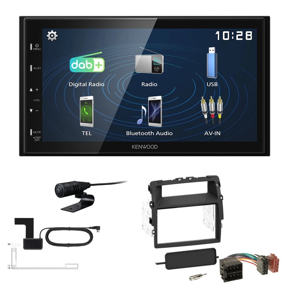 Kenwood DMX129DAB   Autoradio für Nissan Primastar Facelift ab 2011 - Bild 1 von 4