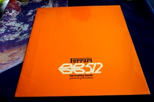Ferrari 512BB Sales Brochure - 14pg - English/Fre/Ita - Picture 1 of 9