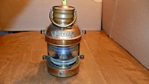 vtg seahorse master head nautical oil lamp - Picture 1 of 12