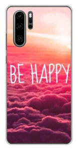 Coque en silicone imprimée compatible Huawei P30 Pro Be Happy nuage - Picture 1 of 3