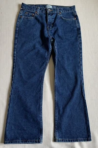 Vintage GAP Flare Jeans Womens Size 10 Mid Rise 100% Cotton Blue Mid Wash Y2K - Picture 1 of 12