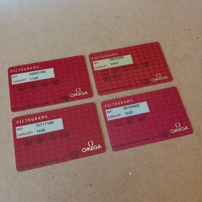 Omega Garanzia card - Lotto di 4 Pz. Vintage, Good Conditions - Used - Immagine 1 di 4
