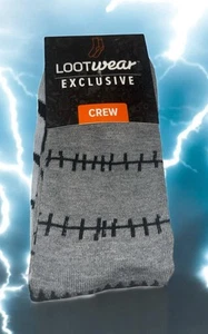 Loot Fright Lootwear Universal Monsters Frankenstein & Bride Crew Socks New - Picture 1 of 5
