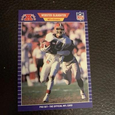 1989 Pro Set #84 Webster Slaughter - Image 1 of 2