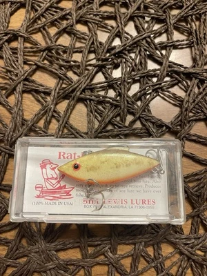 Discontinued Rat L Trap 1/4 oz. Mini Trap - Gold, White, Orange w/ Green Glitter - Image 1 of 3