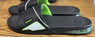 AND1 Men's Athletic Air Bubble Slide Sandal Shoe Timeout Black Size 11 - Image 1 of 4