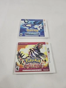 Nintendo Pokémon Omega Ruby and Alpha Sapphire Bundle (Nintendo 3DS, 2014) CIB - Picture 1 of 13