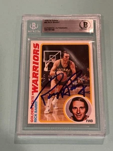 RICK BARRY Signed 1978-79  TOPPS Card #60 Beckett (BAS) - Picture 1 of 2