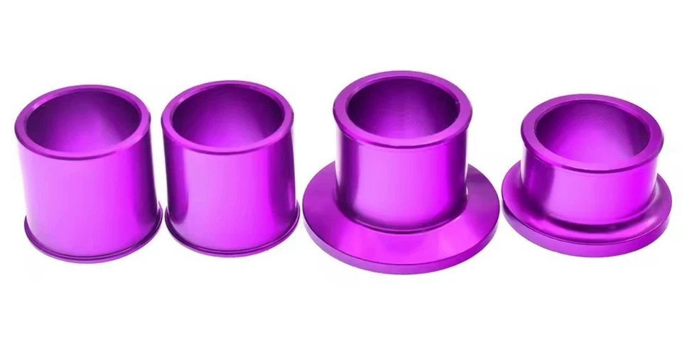 Espaciadores espaciadores de buje de rueda eje delantero y trasero Surron Sur-Ron Ultra Bee PÚRPURA