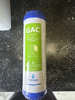 Granular Activated Carbon Water Filter Replacement – 10 inch – 5 Micron GAC  - Image 1 of 2