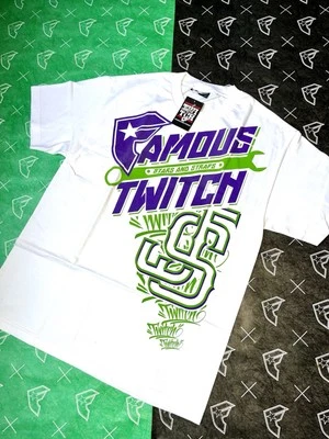 Знаменитые звезды и ремни механик рубашка с Ярлыками большой мотокросс Twitch Blink 182 - Изображение 1 из 4